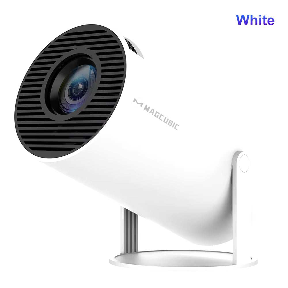 Projecteur intelligent CineCast™ HY300 PRO 4K avec WiFi 6, écran de projection et design compact pour cinéma portable