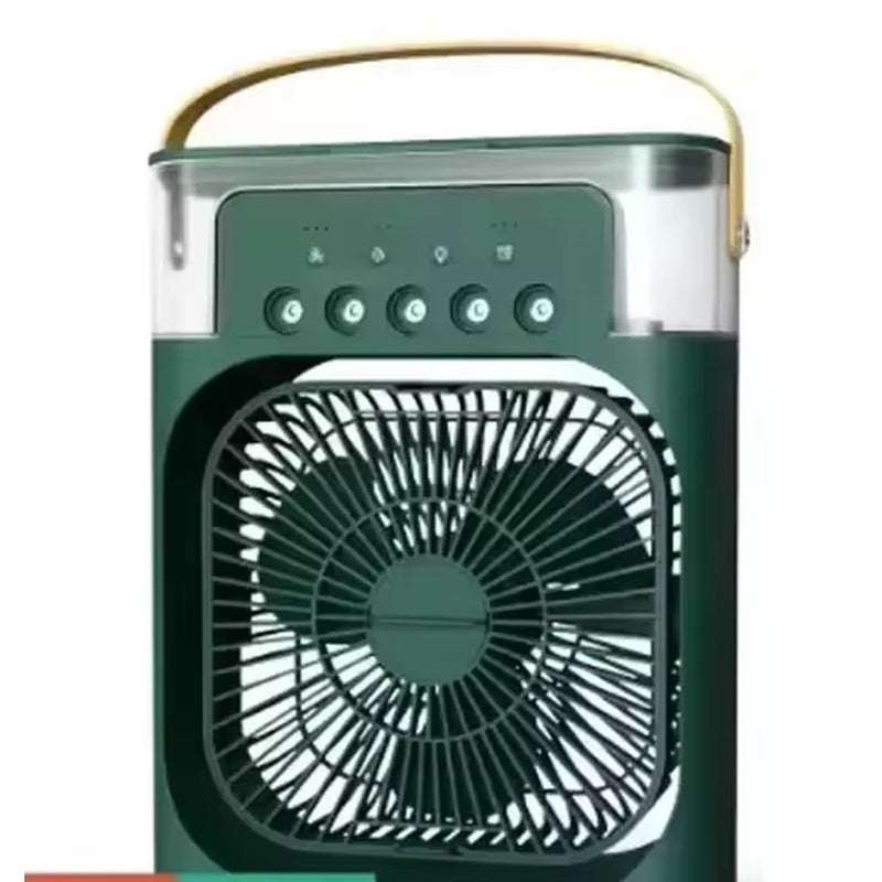 Ventilateur portable Ma boutique avec refroidisseur, humidificateur d'air, lumière LED et brumisateur d'eau pour la maison.