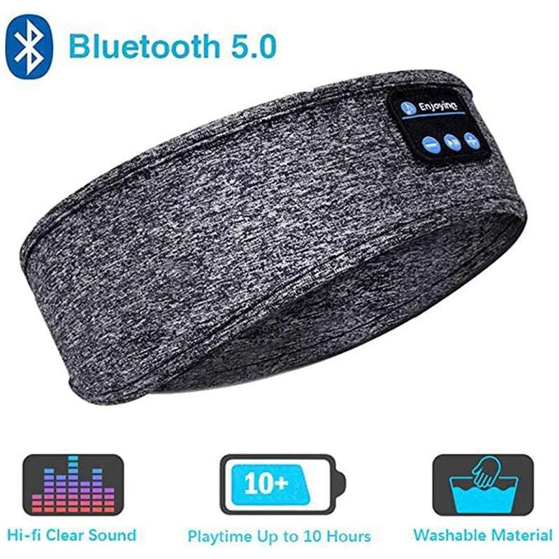 L'Enjoying Wireless Bluetooth Sleep Headband de Ma boutique, bandeau de sommeil sans fil avec écouteurs intégrés pour dormir et écouter de la musique