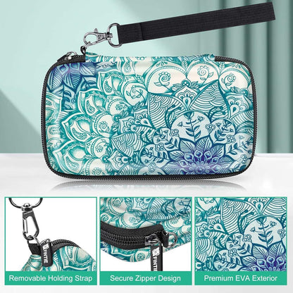 Étui de protection dur pour appareil Kodak Step/Mini 2 Hd/Printomatic/Kodak Smile, coque rigide avec poche intérieure, couleur illusions émeraude