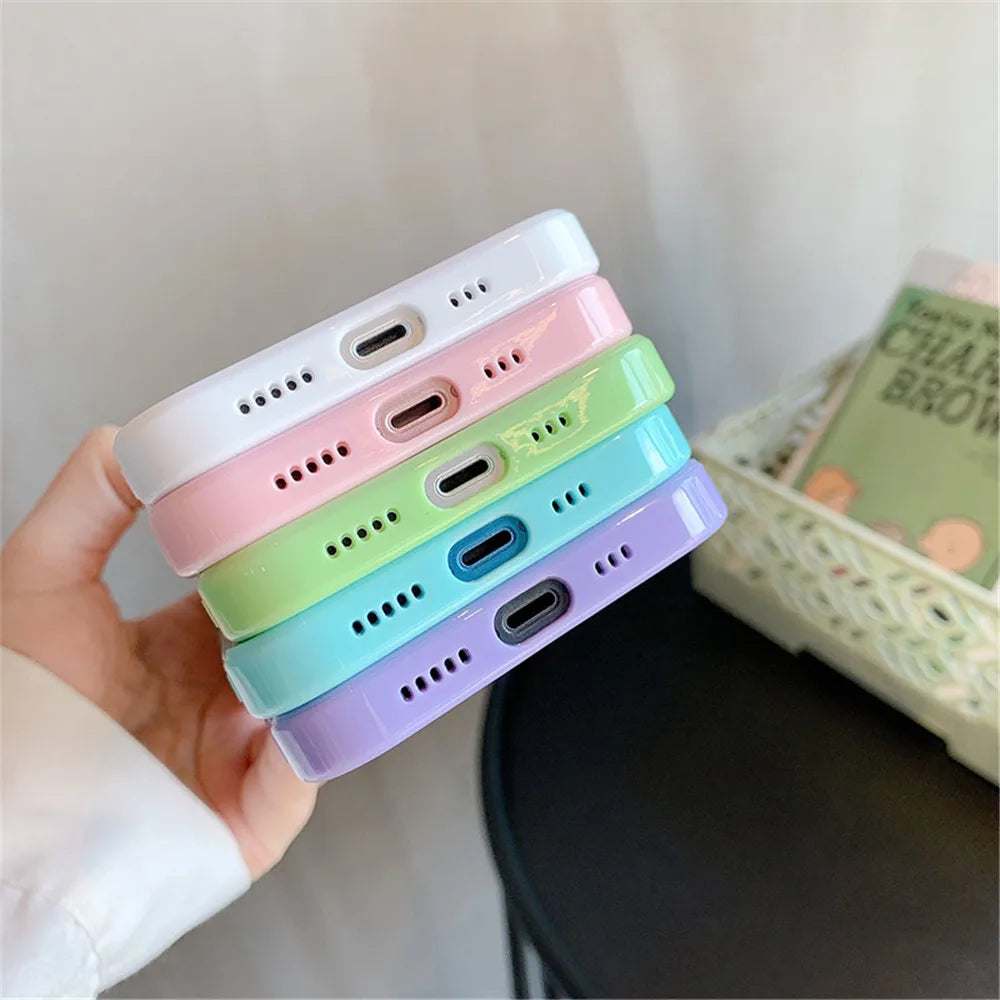 Coque transparente en silicone antichoc pour iPhone 11 à 17, protection arrière Ma boutique, compatible avec modèles Pro Max XS XR.