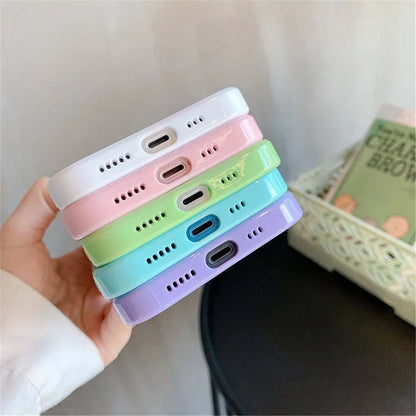 Coque transparente en silicone antichoc pour iPhone 11 à 17, protection arrière Ma boutique, compatible avec modèles Pro Max XS XR.