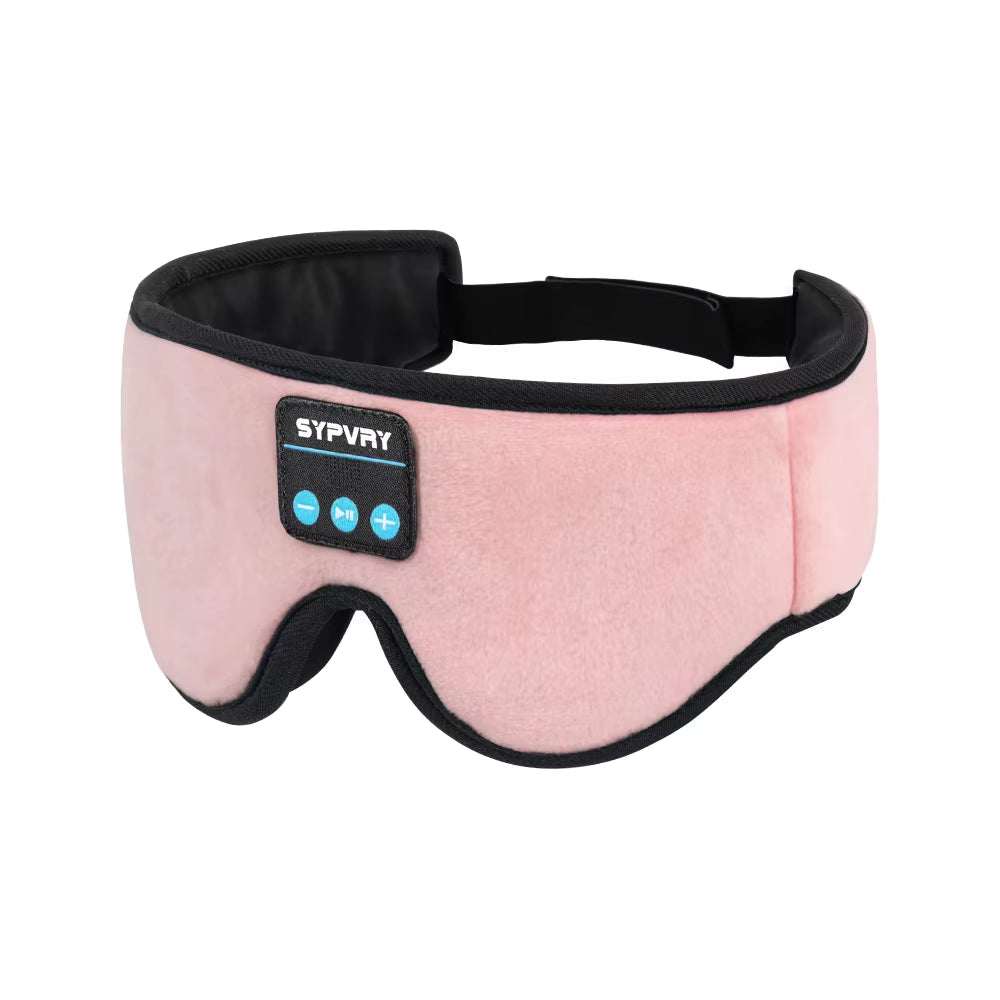 Masque de sommeil 3D DreamTune avec casque Bluetooth sans fil, couvre les yeux ajustable, conçu pour le confort et la détente.