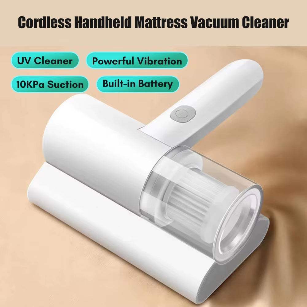 Aspirateur à main sans fil UV de Ma boutique, nettoyant en profondeur avec une conception compacte et ergonomique.