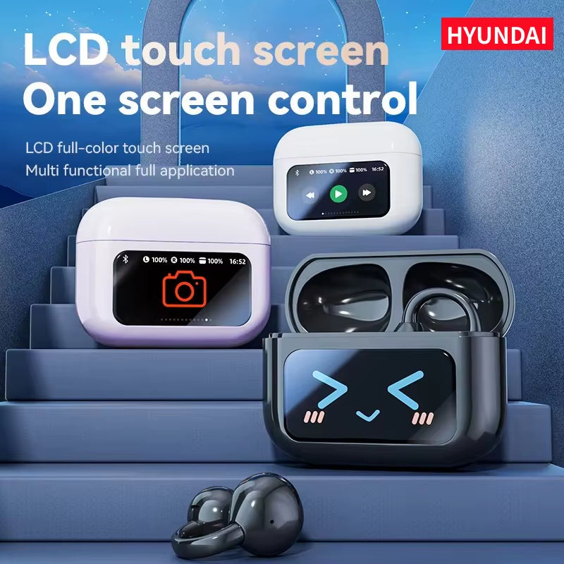 EchoGrip™ M100 ENC Ear Clip Earphones – Style, Sound, and Smart Control