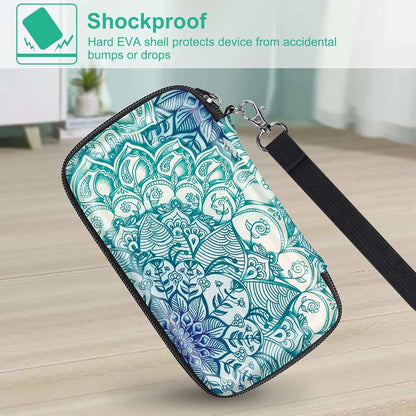 Étui de protection dur pour Kodak Step/Mini 2 HD/Printomatic/Kodak Smile, coque anti-choc avec poche intérieure, couleur illusions émeraude