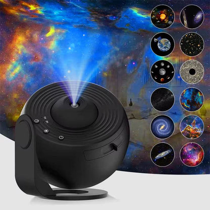 Projecteur de galaxie Ma boutique avec 13 films pour créer un ciel étoilé romantique dans la chambre.