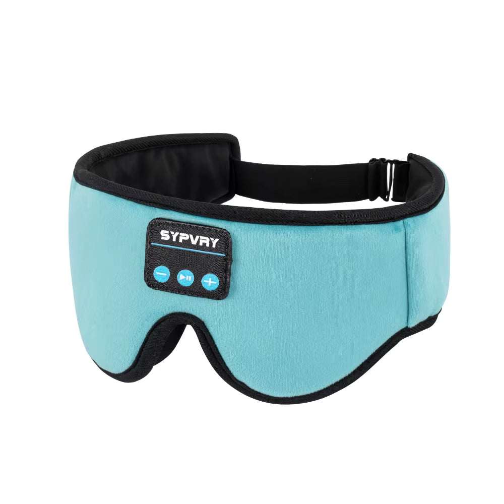 Masque de sommeil 3D DreamTune Bluetooth avec casque sans fil et couvre-yeux réglable noir, confortable et léger.