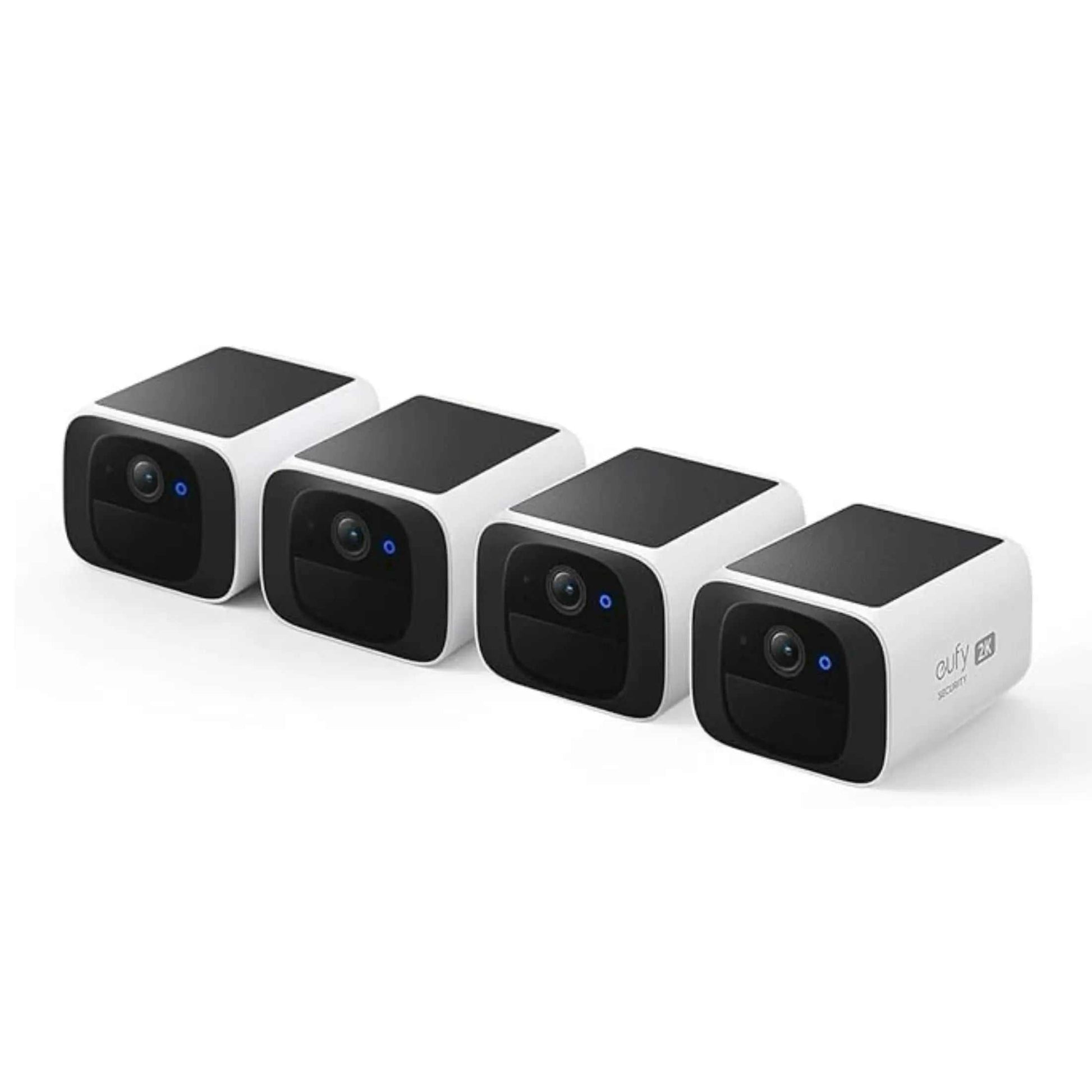 Caméra de sécurité solaire sans fil 2K pour extérieur, caméra de surveillance résistante aux intempéries, haute résolution.